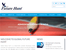 Tablet Screenshot of globalfuturehunt.com